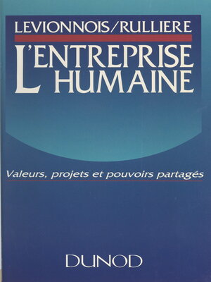 cover image of L'entreprise humaine